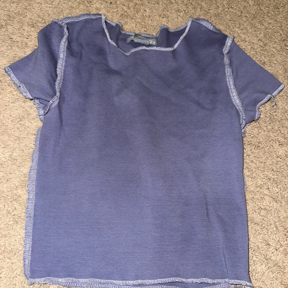 TILLY’S BLUE CROP TOP